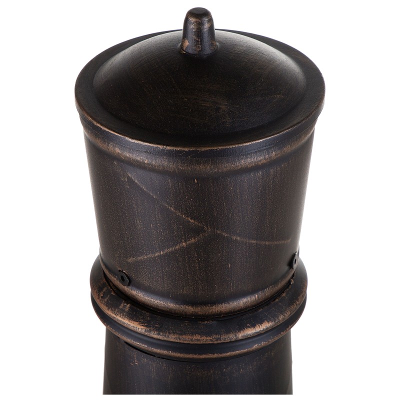 Palenisko ogrodowe z grillem TACORA Metal Czarny