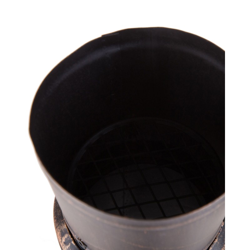 Palenisko ogrodowe z grillem TACORA Metal Czarny