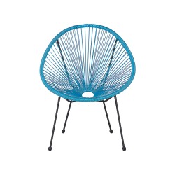 Zestaw mebli balkonowych ACAPULCO II Technorattan Niebieski