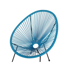 Zestaw mebli balkonowych ACAPULCO II Technorattan Niebieski