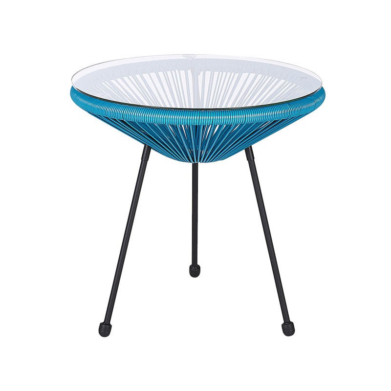 Zestaw mebli balkonowych ACAPULCO II Technorattan Niebieski