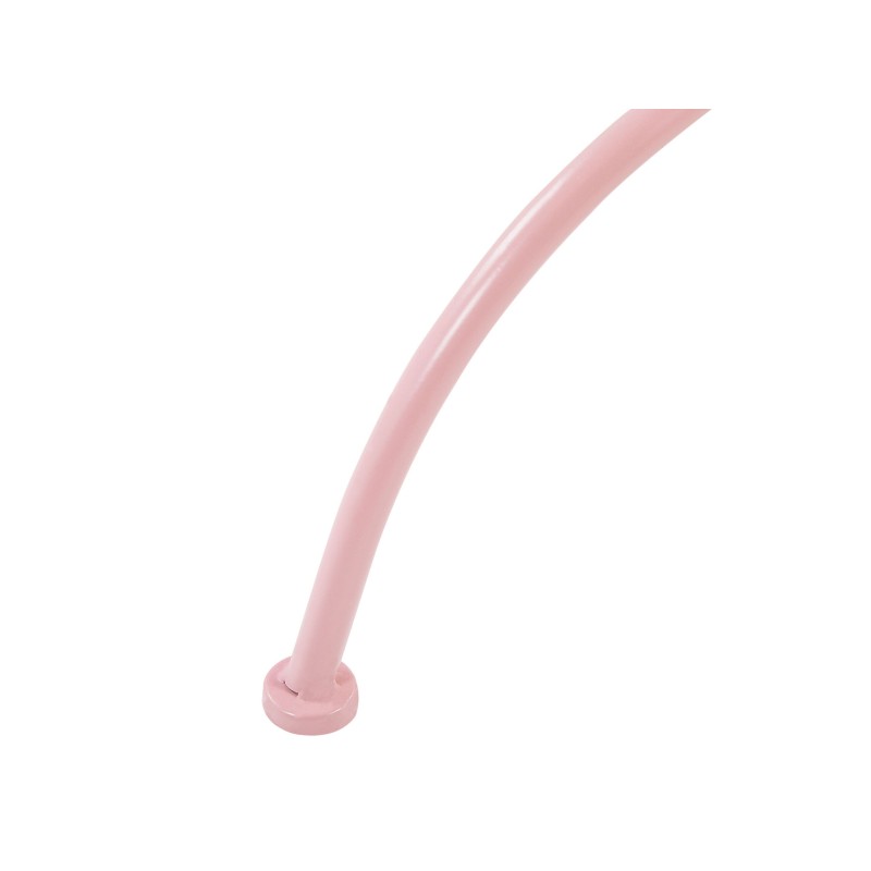 Stolik bistro ALBINIA 70 cm 70 cm Metal Różowy
