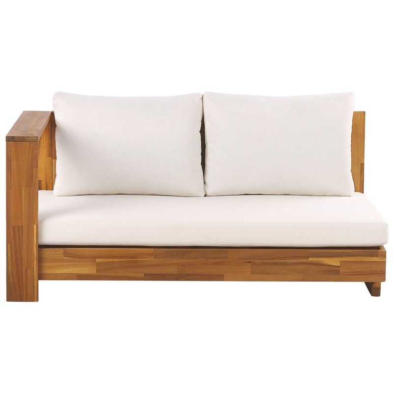 Narożnik ogrodowy dla 5 osób MARETTIMO Prawostronny Certyfikowane drewno akacjowe Brązowy