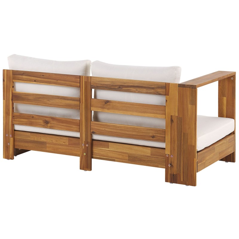 Narożnik ogrodowy dla 5 osób MARETTIMO Prawostronny Certyfikowane drewno akacjowe Brązowy