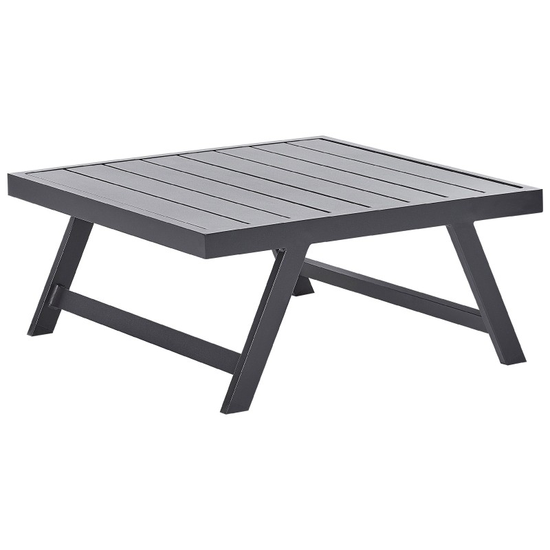 Narożnik ogrodowy ze stolikiem dla 5 osób COCCORINO Metal Szary