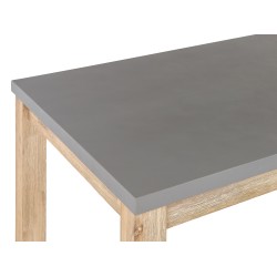 Stół ogrodowy OSTUNI 180 cm 90 cm Beton Szary