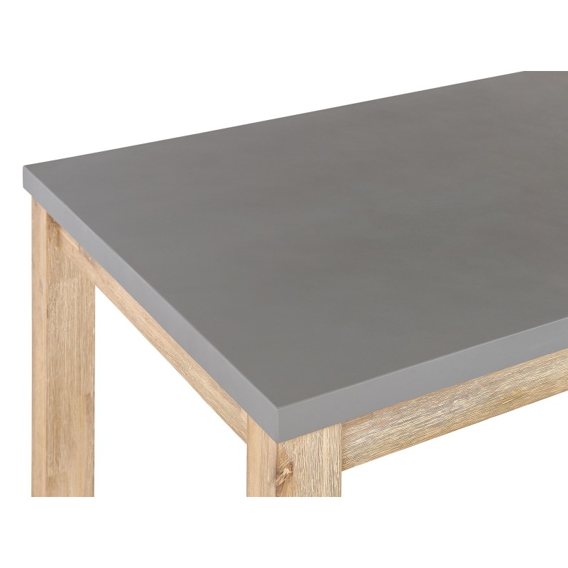 Stół ogrodowy OSTUNI 180 cm 90 cm Beton Szary