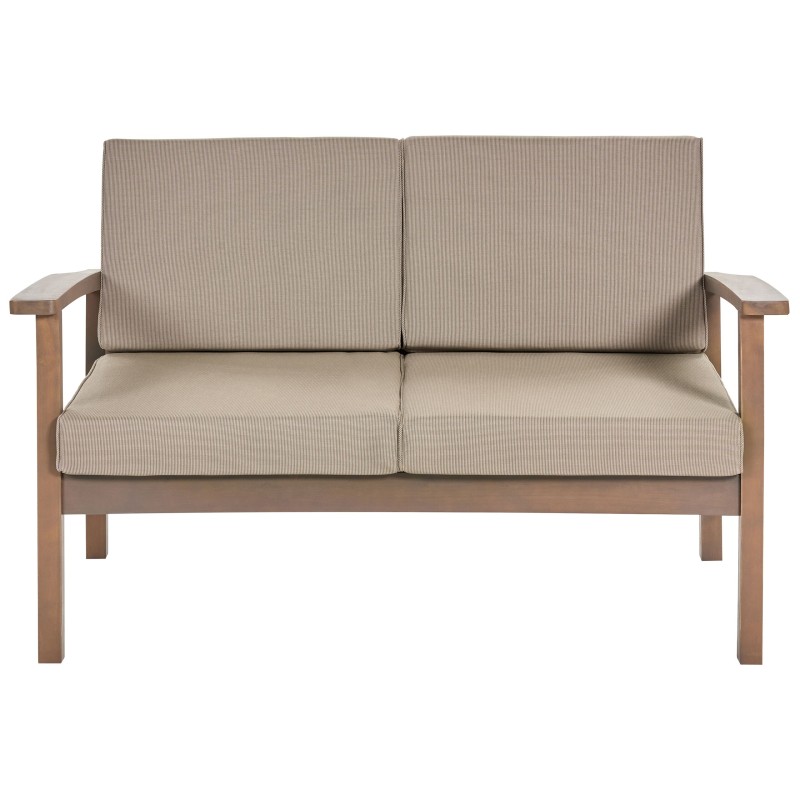 Zestaw ogrodowy ze stolikiem dla 4 osób MANILA Certyfikowane drewno akacjowe Ciemnobrązowy