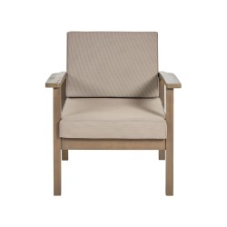 Zestaw ogrodowy ze stolikiem dla 4 osób MANILA Certyfikowane drewno akacjowe Ciemnobrązowy