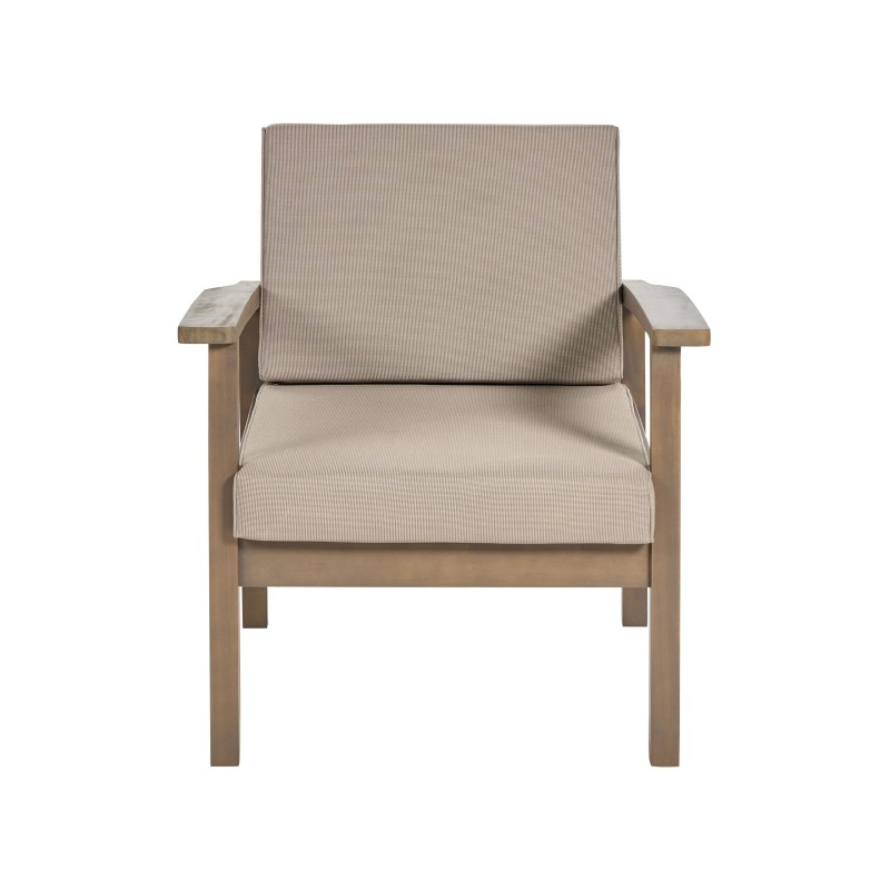 Zestaw ogrodowy ze stolikiem dla 4 osób MANILA Certyfikowane drewno akacjowe Ciemnobrązowy