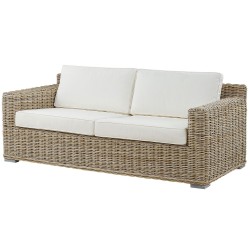 Sofa ogrodowa rattanowa naturalna ARDEA