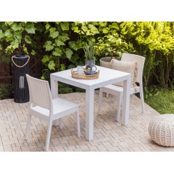 Stolik bistro FOSSANO 80 cm 80 cm Biały