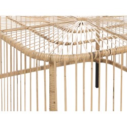 Stolik ogrodowy rattanowy 67 x 67 cm naturalny CESENATICO