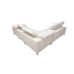Ecksofa Ballagio III Mix mit Schlaffunktion und Relaxfunktion | Höchste Qualität Geflecht, Spring 1104