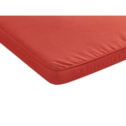 Ławka ogrodowa z poduchą VIVARA 180 cm Certyfikowane drewno akacjowe Bordowy