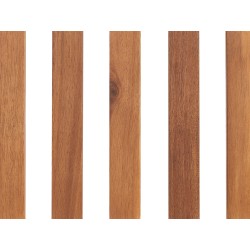 Ławka ogrodowa z poduchą VIVARA 180 cm Certyfikowane drewno akacjowe Bordowy