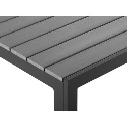 Stół ogrodowy COMO 150 cm 90 cm Szary