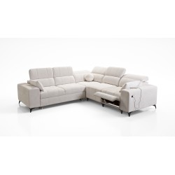 Ecksofa Ballagio III Mix mit Schlaffunktion und Relaxfunktion | Höchste Qualität Flechtwerk, Spring 1102