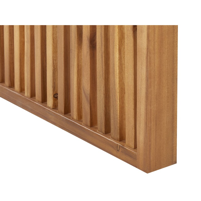 Stół ogrodowy SULZANO 90 cm 180 cm Drewno akacjowe Brązowy