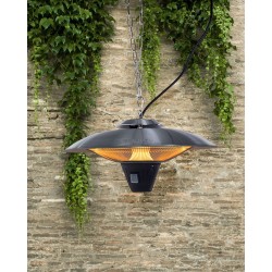 Promiennik na podczerwień wiszący KABA 1800 W Srebrny