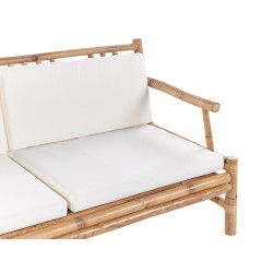 Zestaw ogrodowy ze stolikiem dla 4 osób RICCIONE Drewno bambusowe Jasnobrązowy