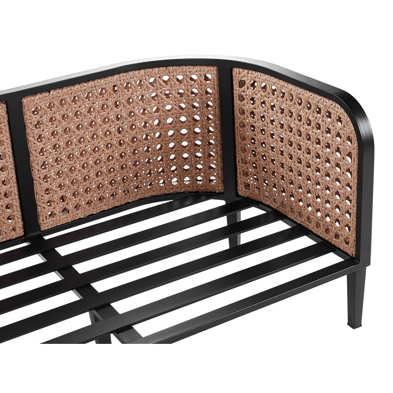 Sofa ogrodowa 3-osobowa złamana biel MONTEFALCO