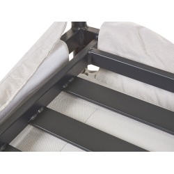 Sofa ogrodowa 2-osobowa jasnoszara ESPERIA