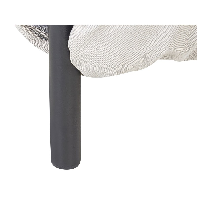 Sofa ogrodowa 2-osobowa jasnoszara ESPERIA