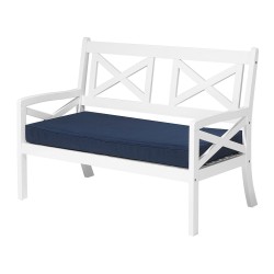 Zestaw ogrodowy ze stolikiem dla 4 osób BALTIC Drewno akacjowe Ciemnoniebieski