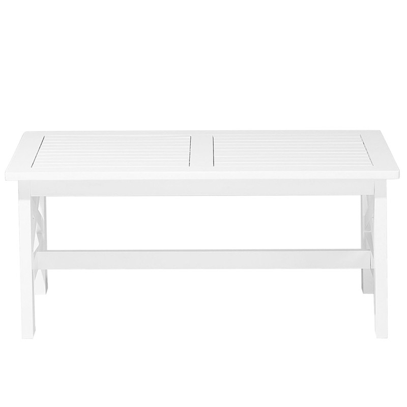 Zestaw ogrodowy ze stolikiem dla 4 osób BALTIC Drewno akacjowe Ciemnoniebieski