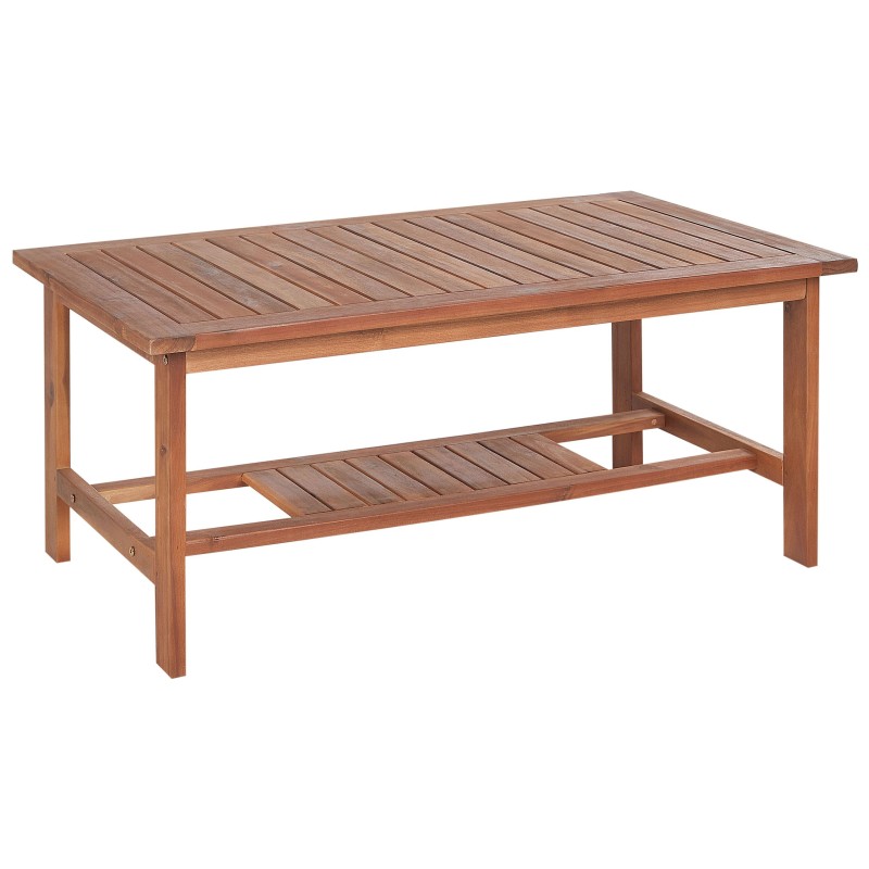 Zestaw ogrodowy ze stolikiem dla 4 osób ALTIDONA Drewno akacjowe Złamana biel