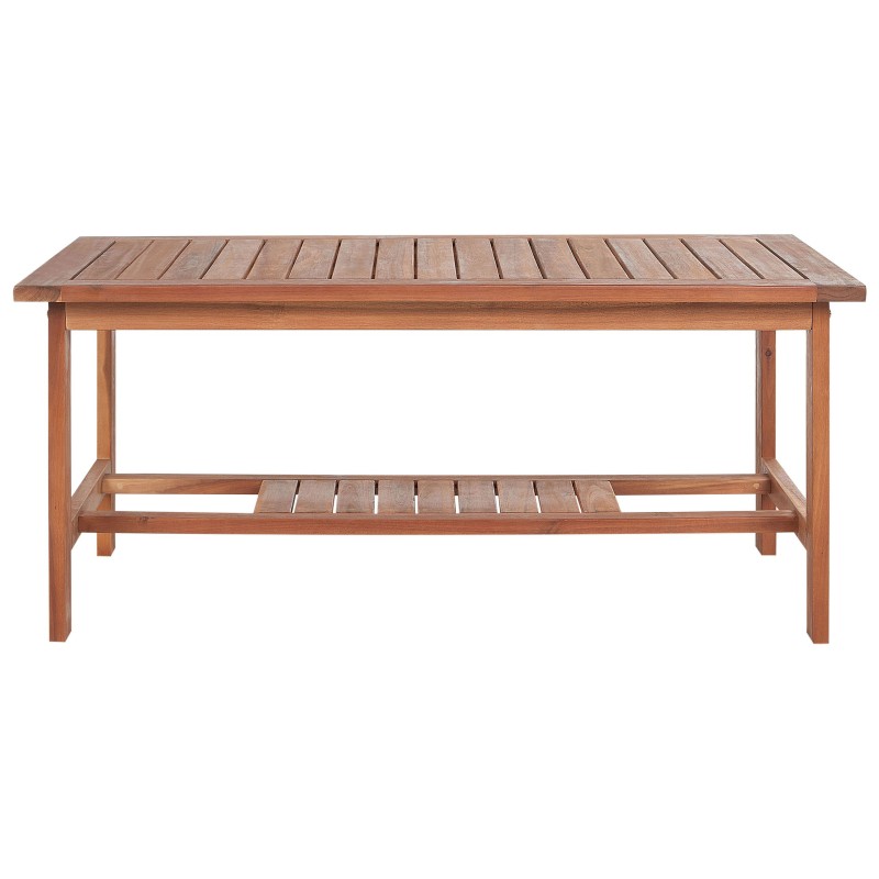 Zestaw ogrodowy ze stolikiem dla 4 osób ALTIDONA Drewno akacjowe Złamana biel