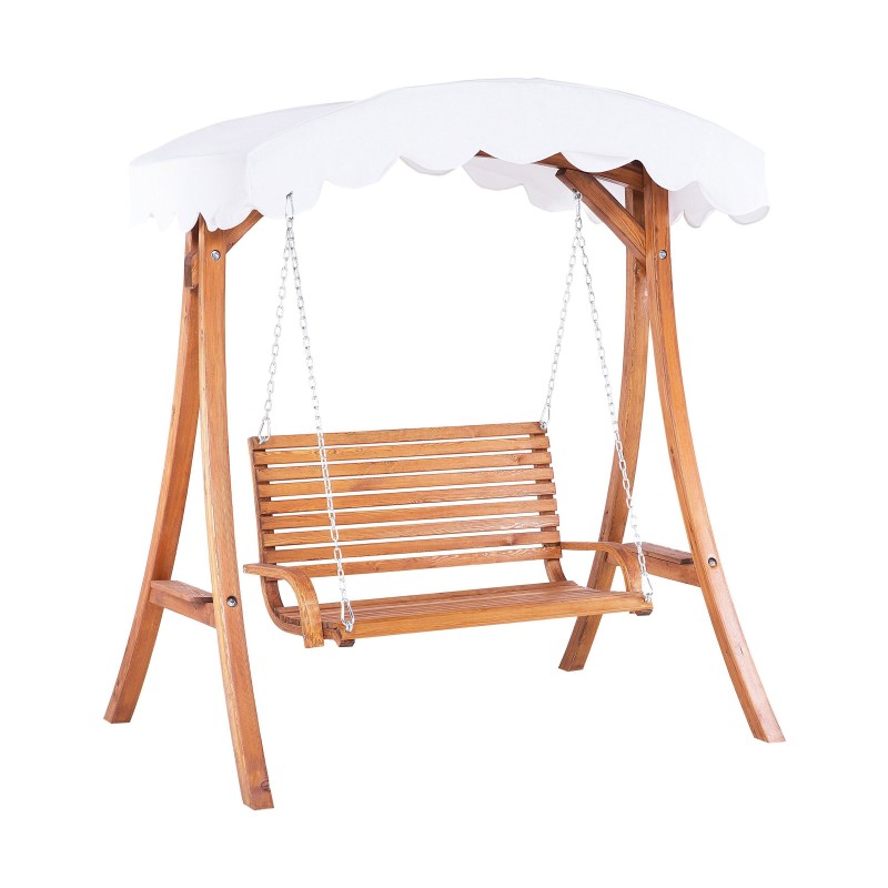 Huśtawka ogrodowa ANDRIA Drewno Brązowy