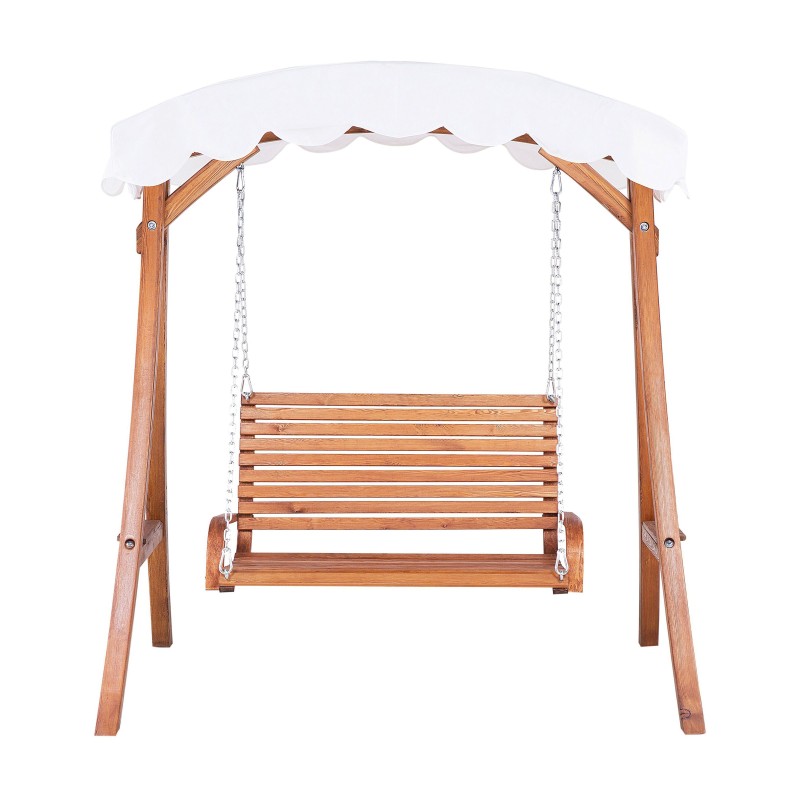 Huśtawka ogrodowa ANDRIA Drewno Brązowy