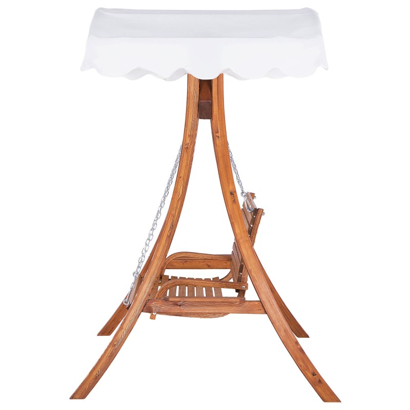 Huśtawka ogrodowa ANDRIA Drewno Brązowy