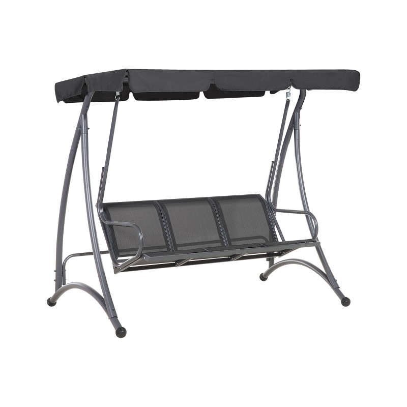 Huśtawka ogrodowa BOGART Metal Czarny