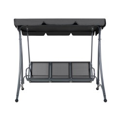Huśtawka ogrodowa BOGART Metal Czarny