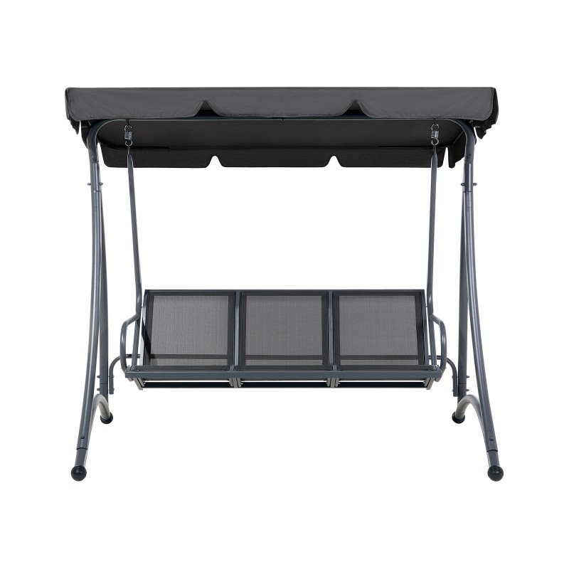 Huśtawka ogrodowa BOGART Metal Czarny