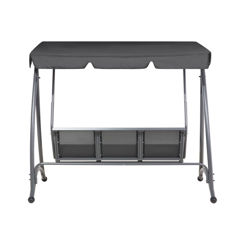 Huśtawka ogrodowa BOGART Metal Czarny