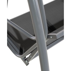 Huśtawka ogrodowa BOGART Metal Czarny