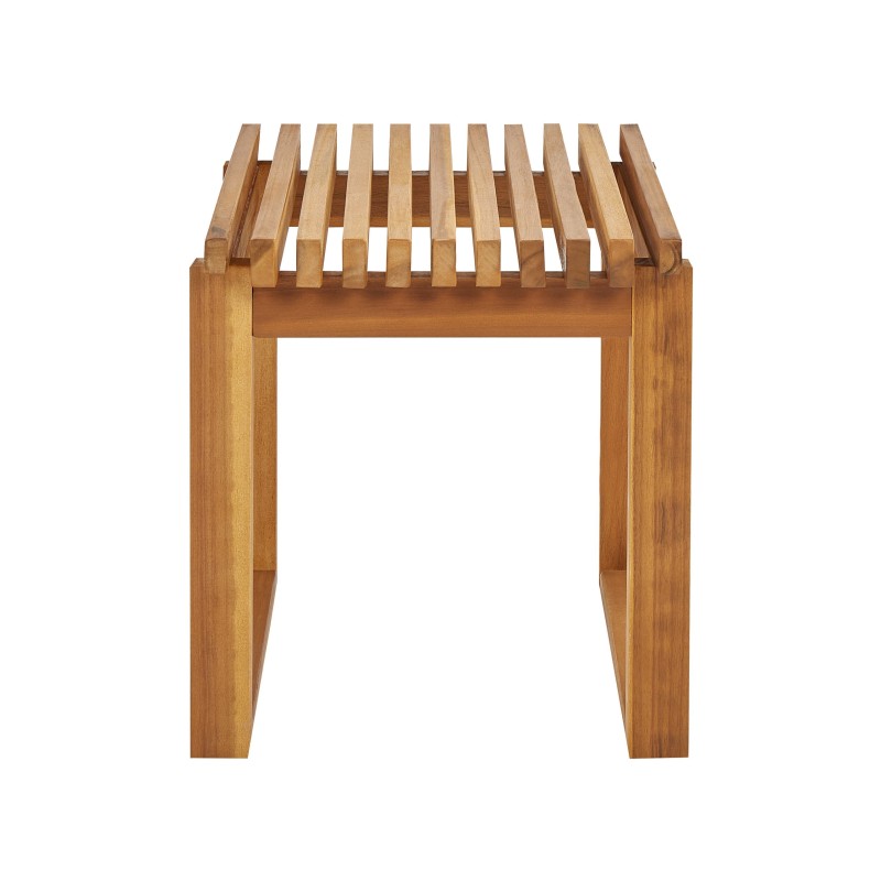 Stolik ogrodowy BELLANO 35 cm 40 cm Drewno akacjowe Brązowy