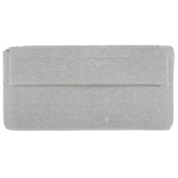 Zestaw ogrodowy ze stolikiem dla 2 osób FRASCATI Modułowy Certyfikowane drewno akacjowe Jasnoszary