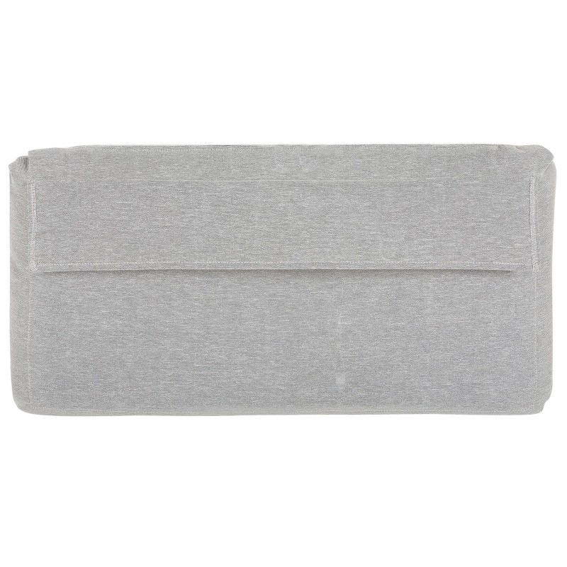 Zestaw ogrodowy ze stolikiem dla 2 osób FRASCATI Modułowy Certyfikowane drewno akacjowe Jasnoszary