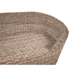 Łóżko ogrodowe CAVO Rattan Naturalny