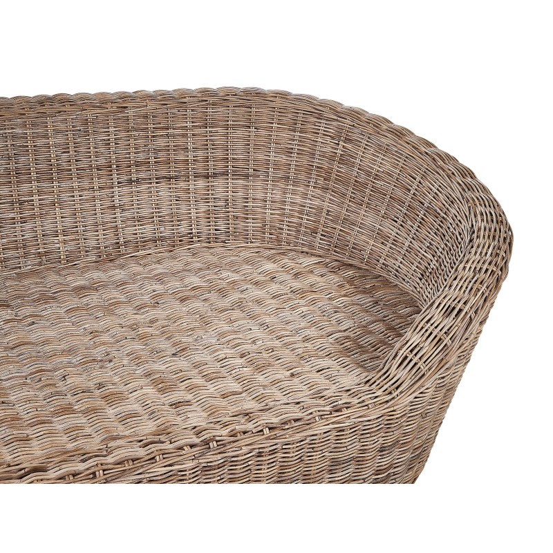 Łóżko ogrodowe CAVO Rattan Naturalny