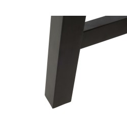 Stół ogrodowy SCANIA 170 cm 80 cm Drewno akacjowe Czarny