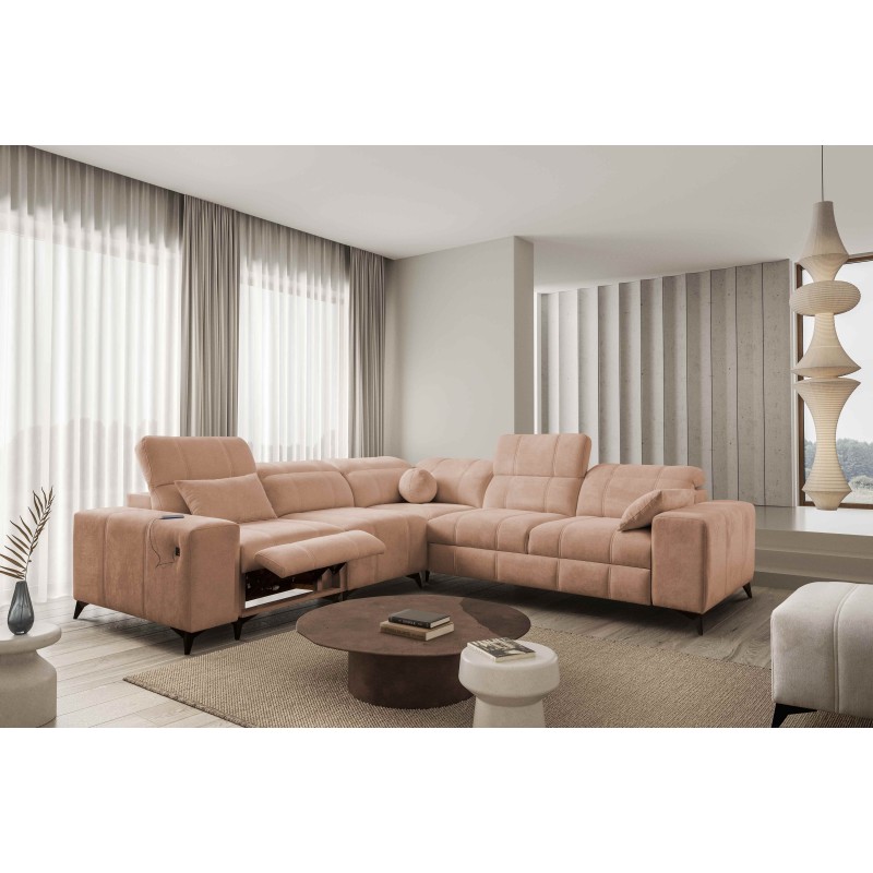 Esquina Ballagio III Mix con función de dormir y relax | Tejido de la más alta calidad, Spring 1112