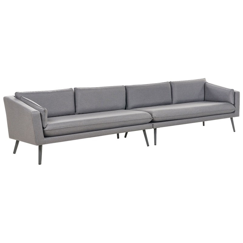 Sofa ogrodowa 4-osobowa szara LORETELLO
