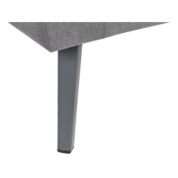 Sofa ogrodowa 4-osobowa szara LORETELLO