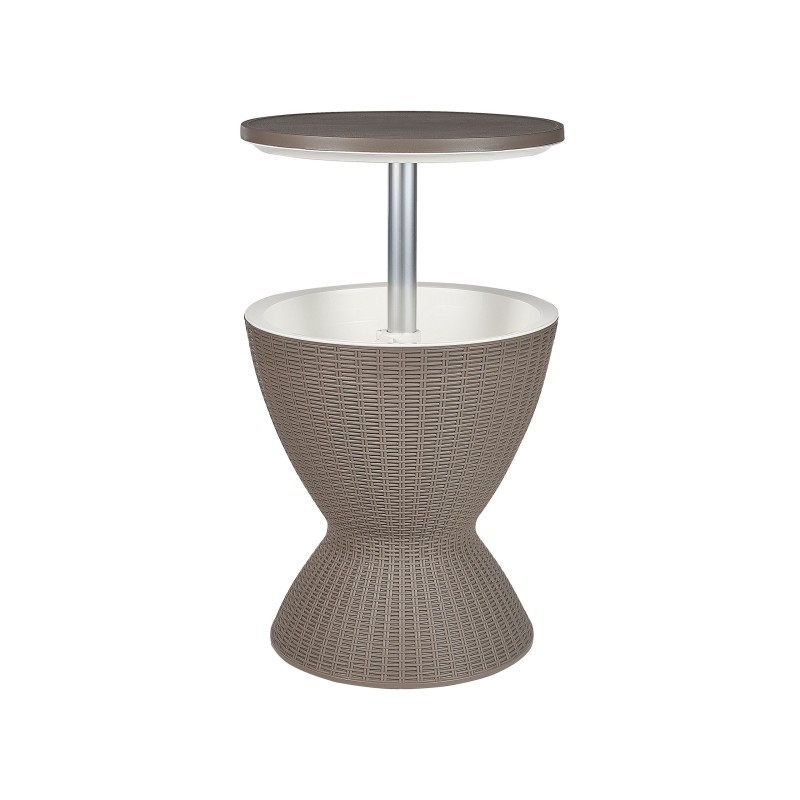 Barek ogrodowy AISA 49 cm 49 cm Imitacja drewna Beżowoszary